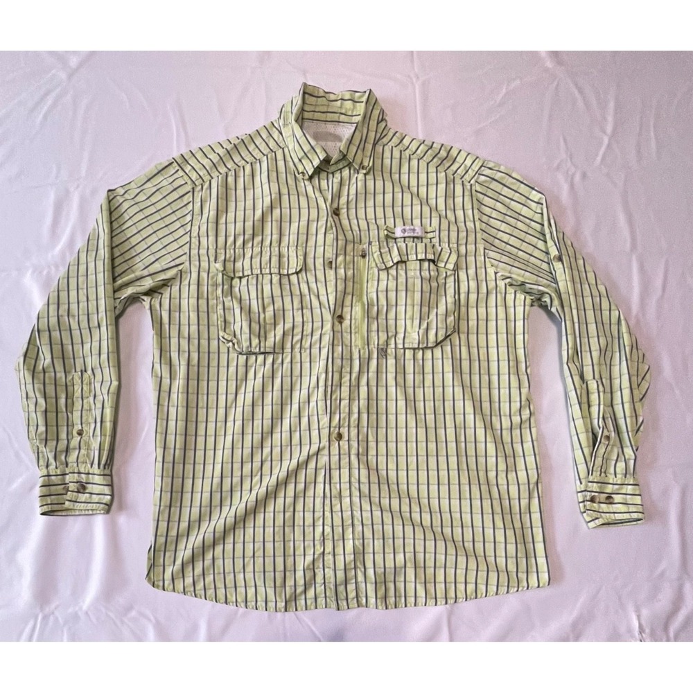 Gander Mountain Guide Series Vented Fishing Shirt Mens Size Large Long Sleeve